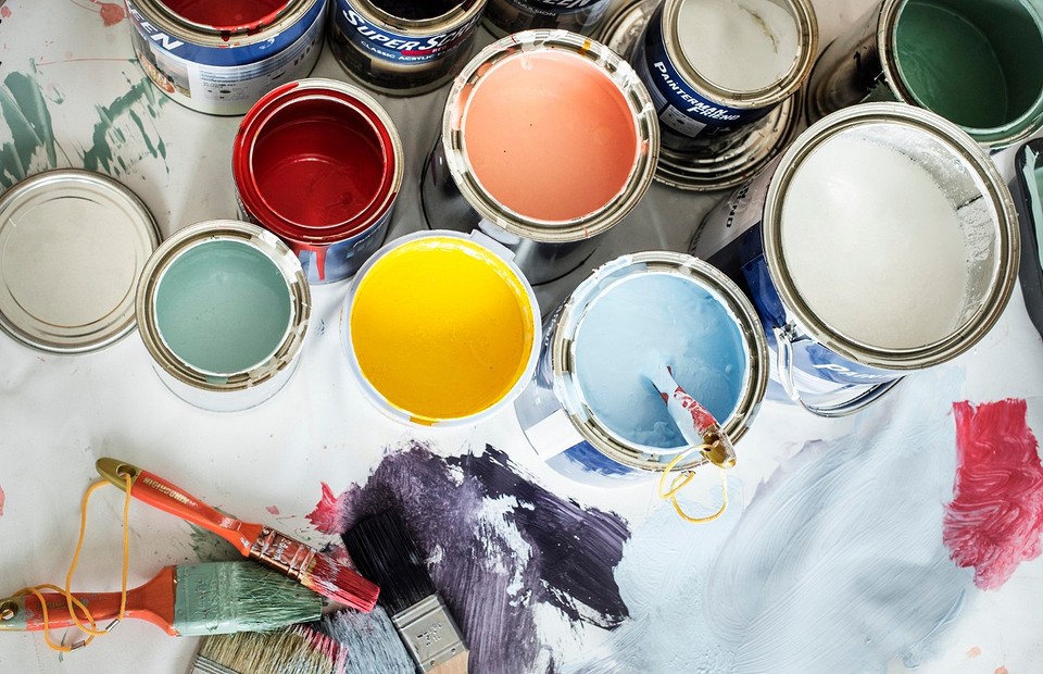 Pinturas y accesorios para pintura